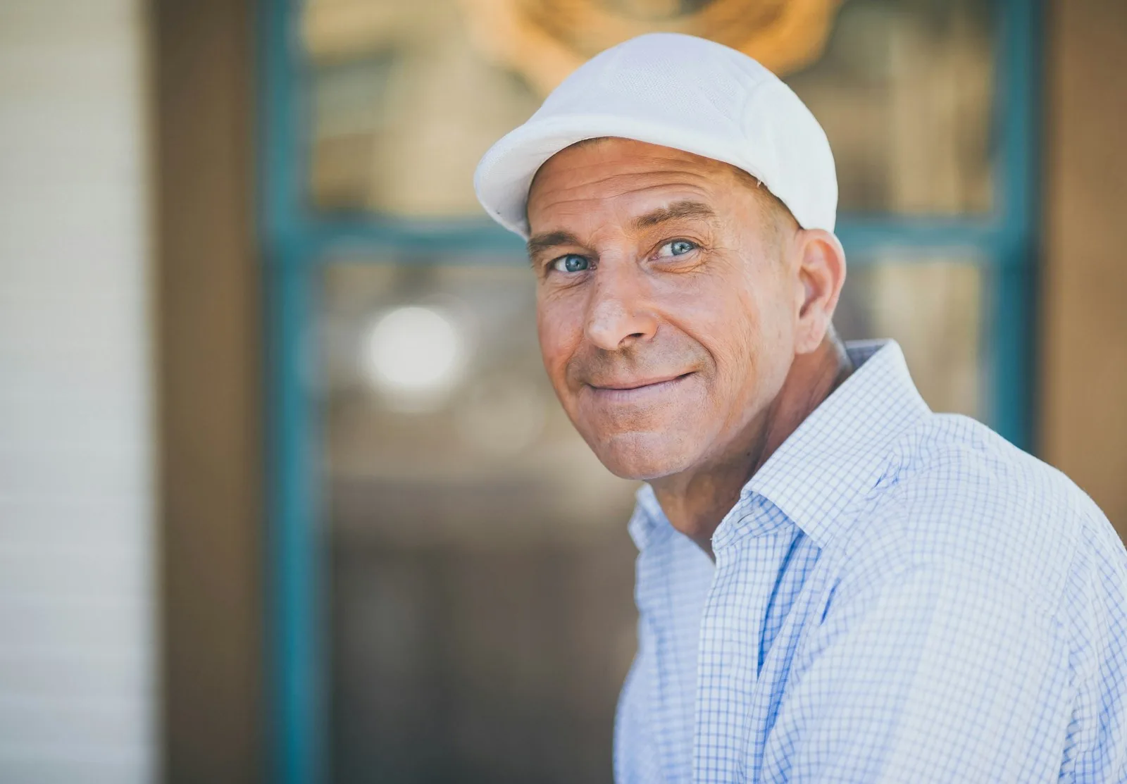 A healthy, confident man in his fifties