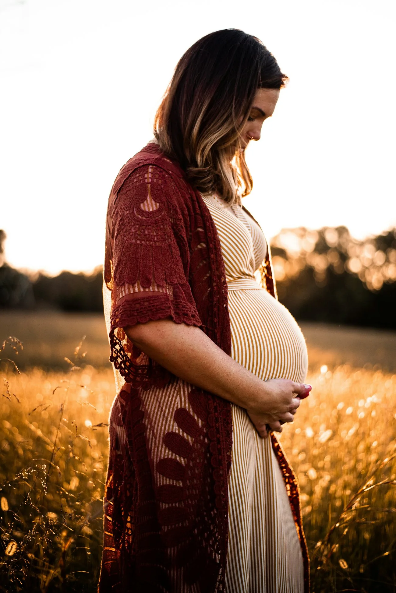 An expecting mother